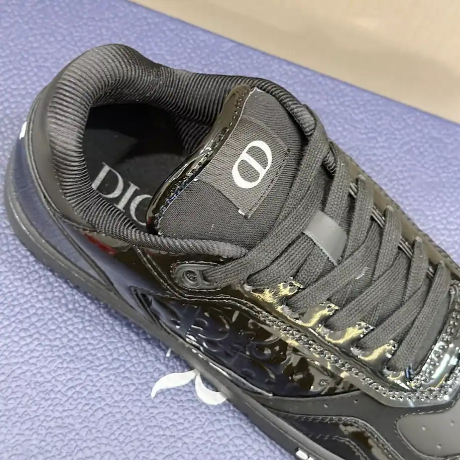 Dior B27 Low-Top Sneakers - Shiny Black