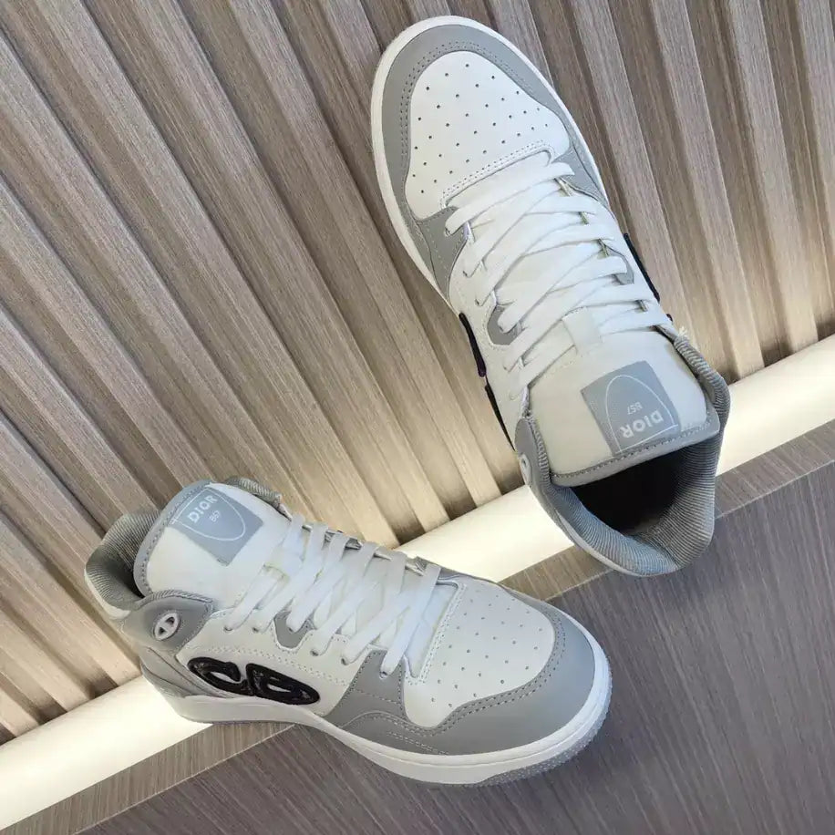 Dior B57 Mid-Top Sneaker - White/Grey