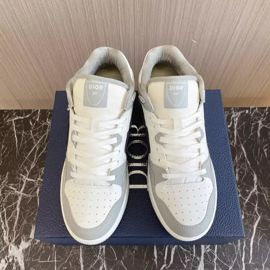 Dior B57 Mid-Top Sneaker - White/Grey