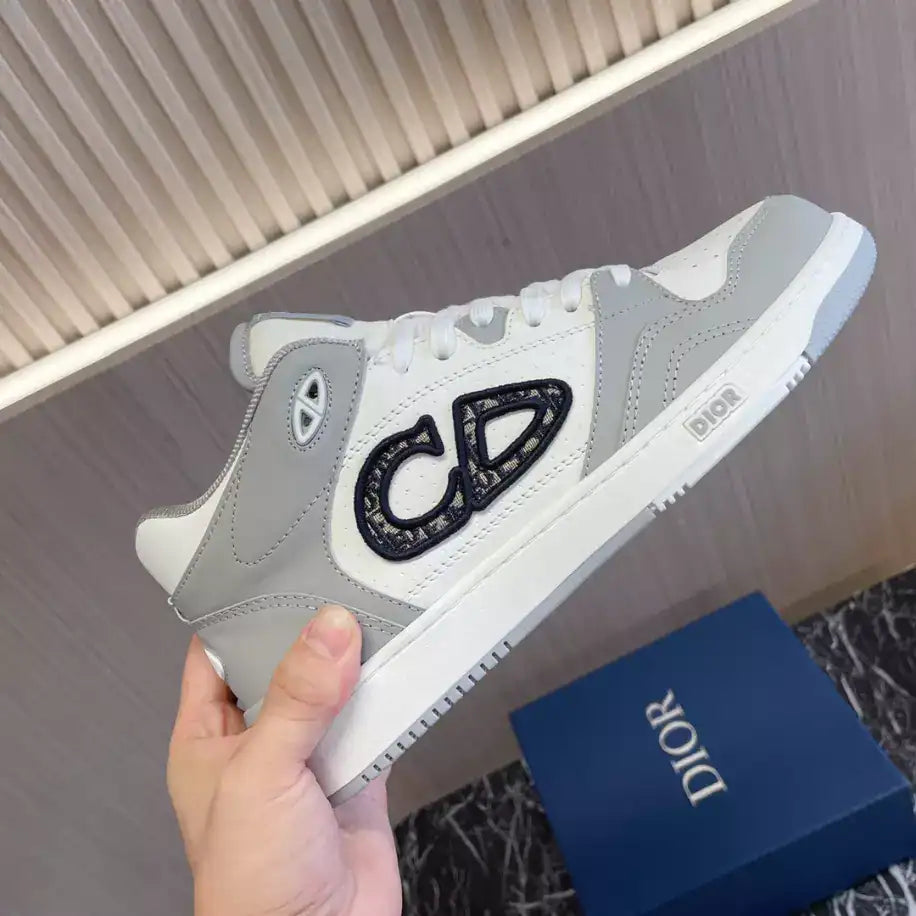 Dior B57 Mid-Top Sneaker - White/Grey