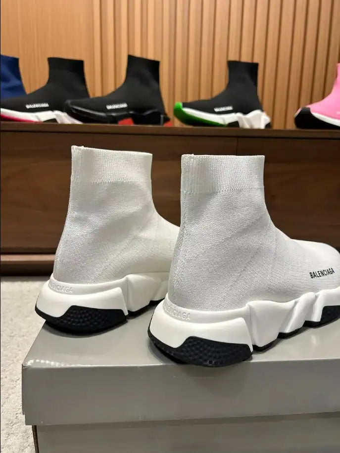 Balenciaga Speed Knit Sneakers - White