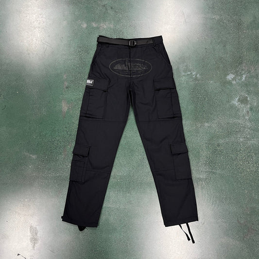 CORTEIZ Island Cargo Pants - Black/Black
