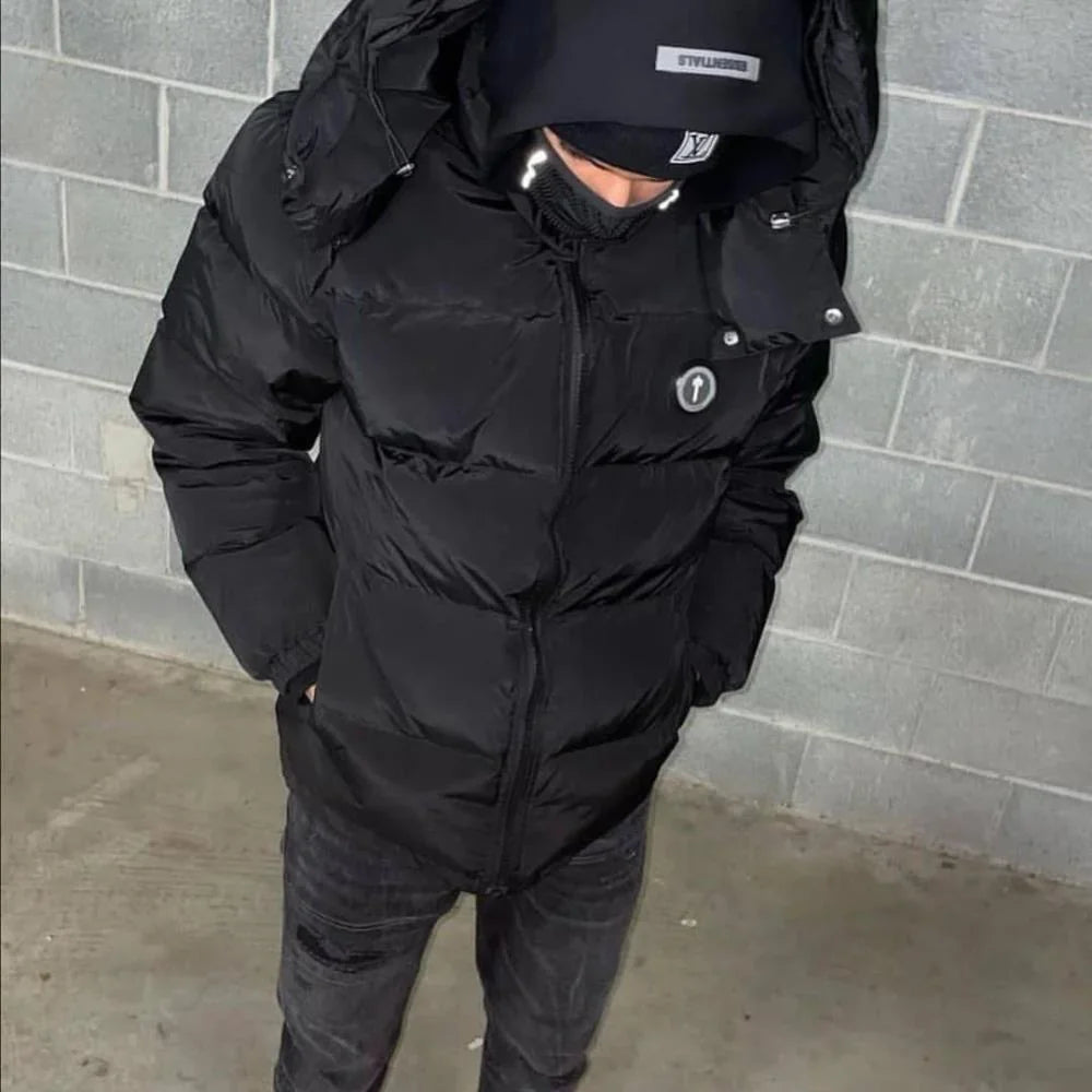 Trapstar Irongate Detachable Hooded Jacket - Black