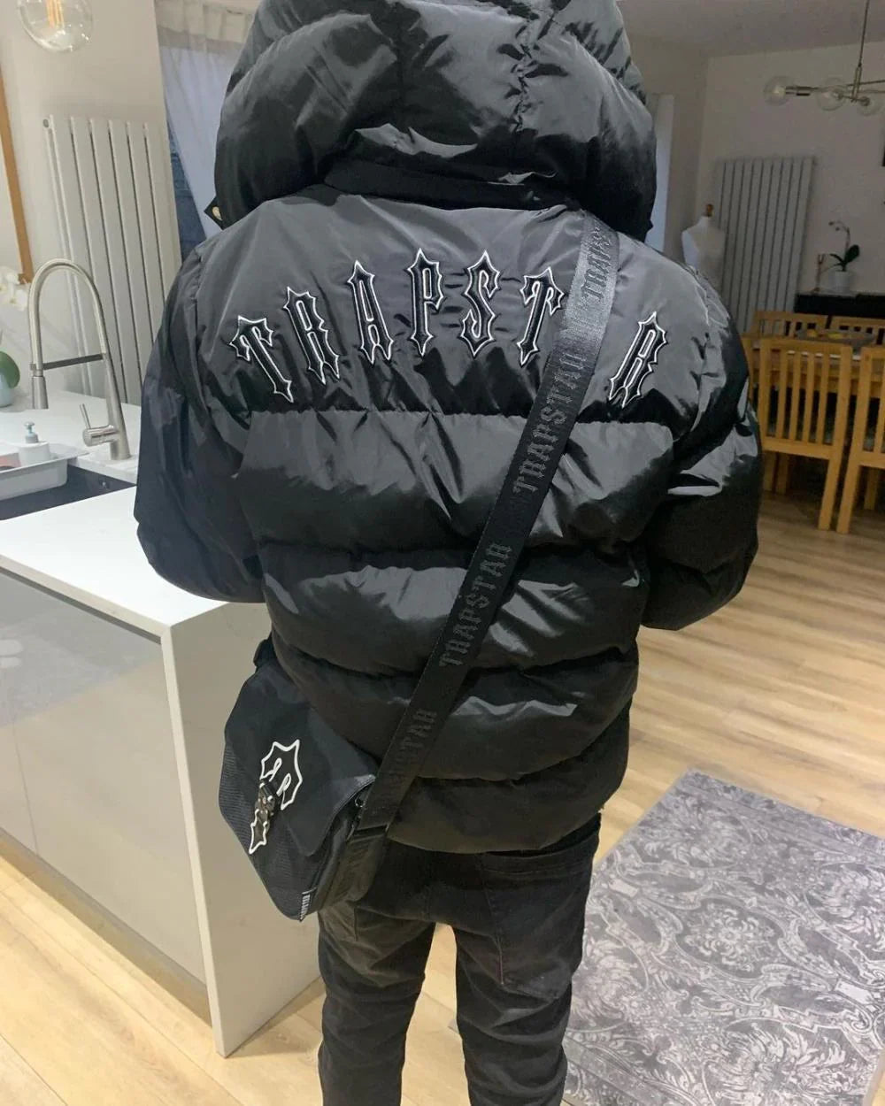 Trapstar Irongate Detachable Hooded Jacket - Black