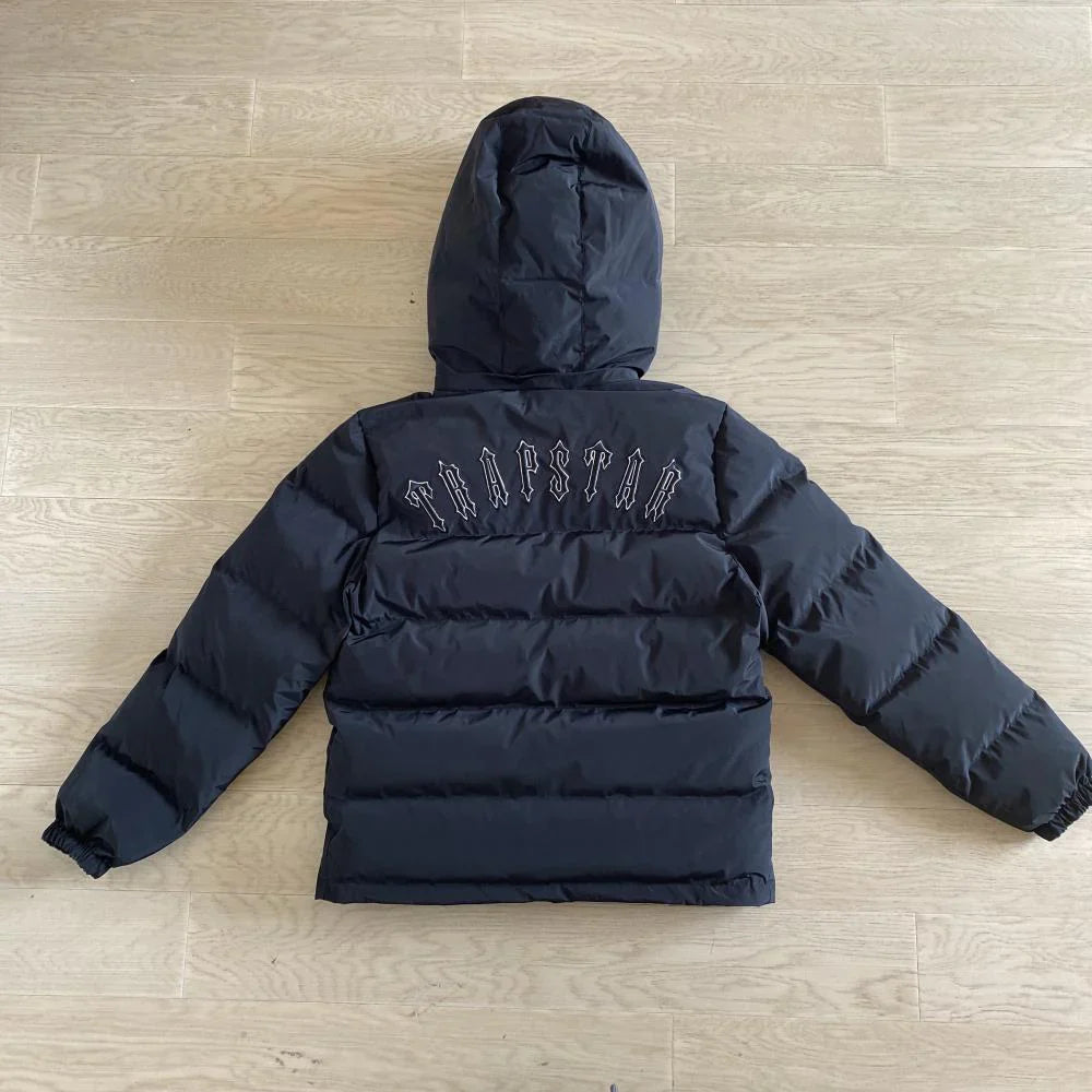 Trapstar Irongate Detachable Hooded Jacket - Black