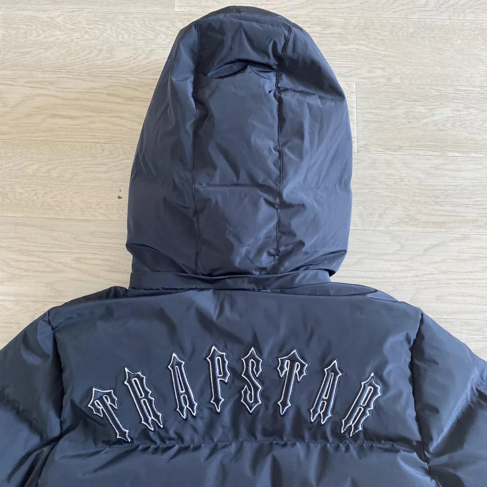 Trapstar Irongate Detachable Hooded Jacket - Black