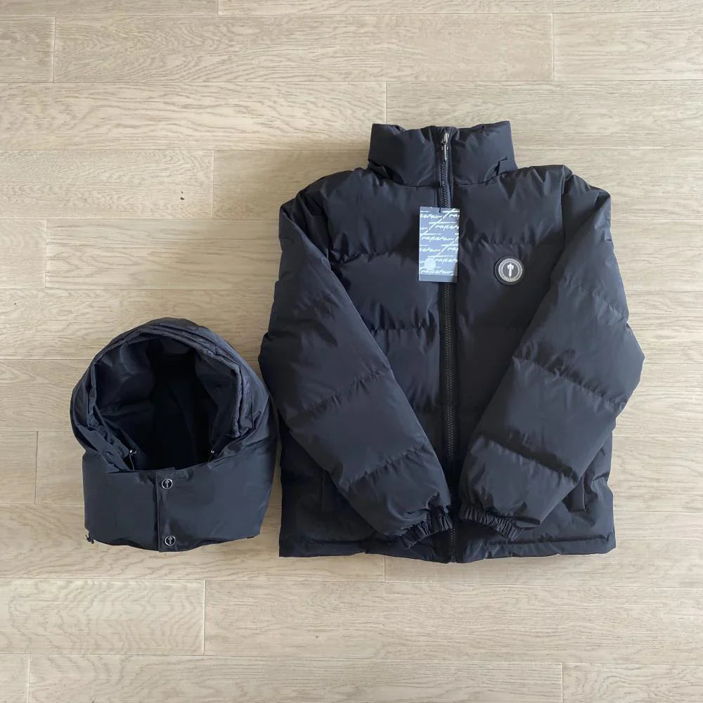 Trapstar Irongate Detachable Hooded Jacket - Black
