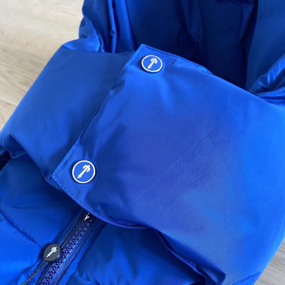 Trapstar Irongate Detachable Hooded Jacket - Blue