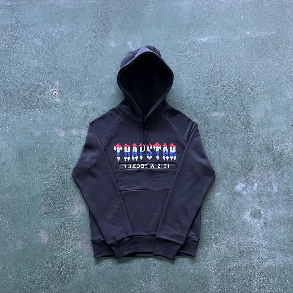 Trapstar Chenille Decoded 2.0 Revolution Tracksuit - Black/Grey
