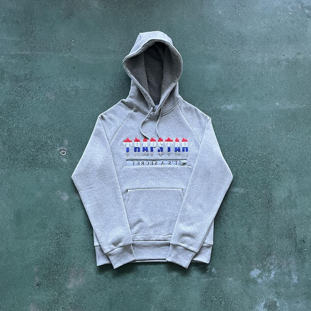 Trapstar Chenille Decoded 2.0 Revolution Tracksuit - Black/Grey