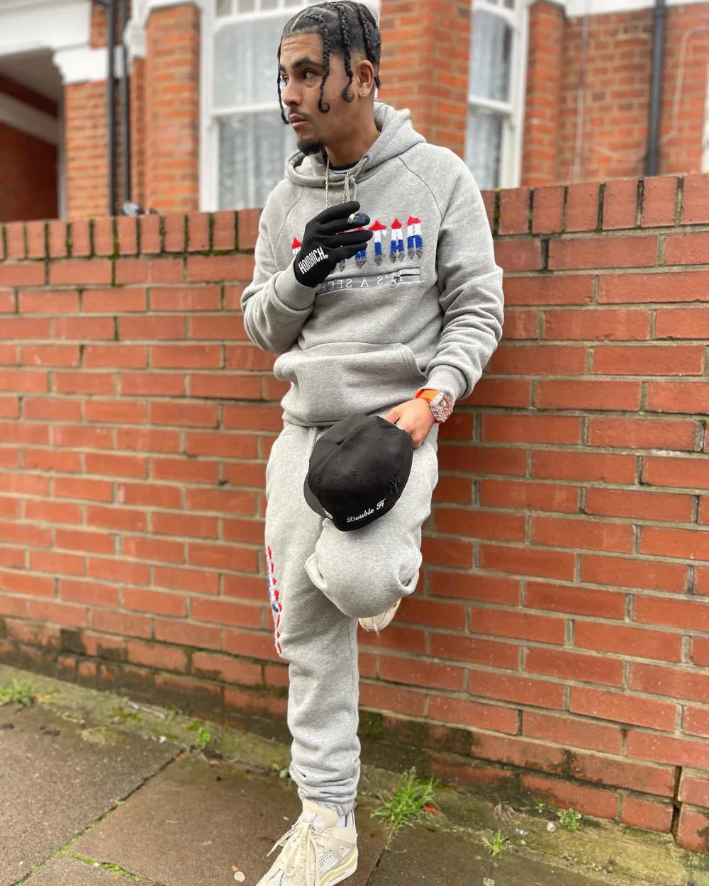 Trapstar Chenille Decoded 2.0 Revolution Tracksuit - Black/Grey