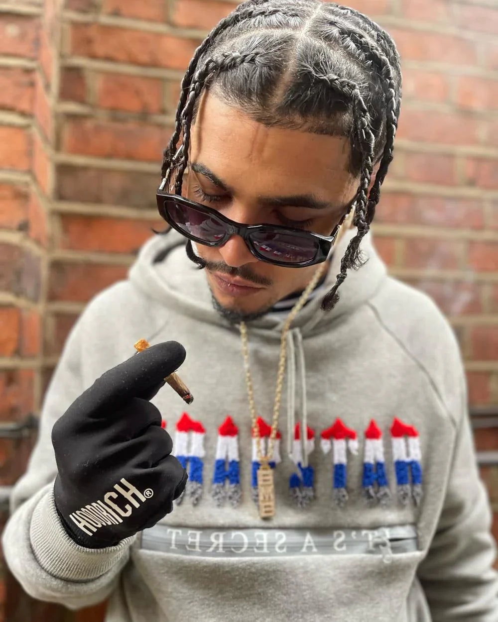 Trapstar Chenille Decoded 2.0 Revolution Tracksuit - Black/Grey