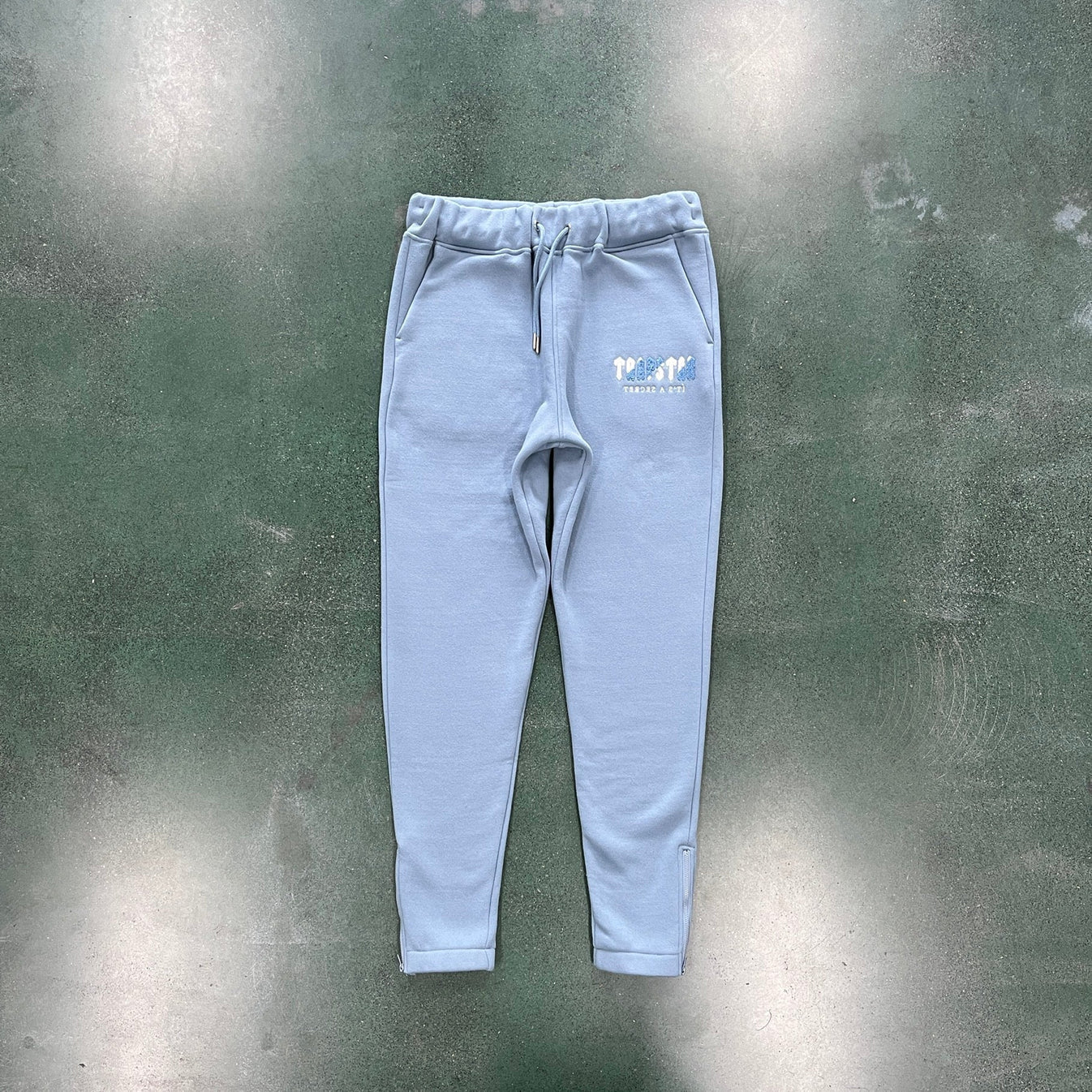 Trapstar Chenille Decoded Tracksuit - Citadel/White