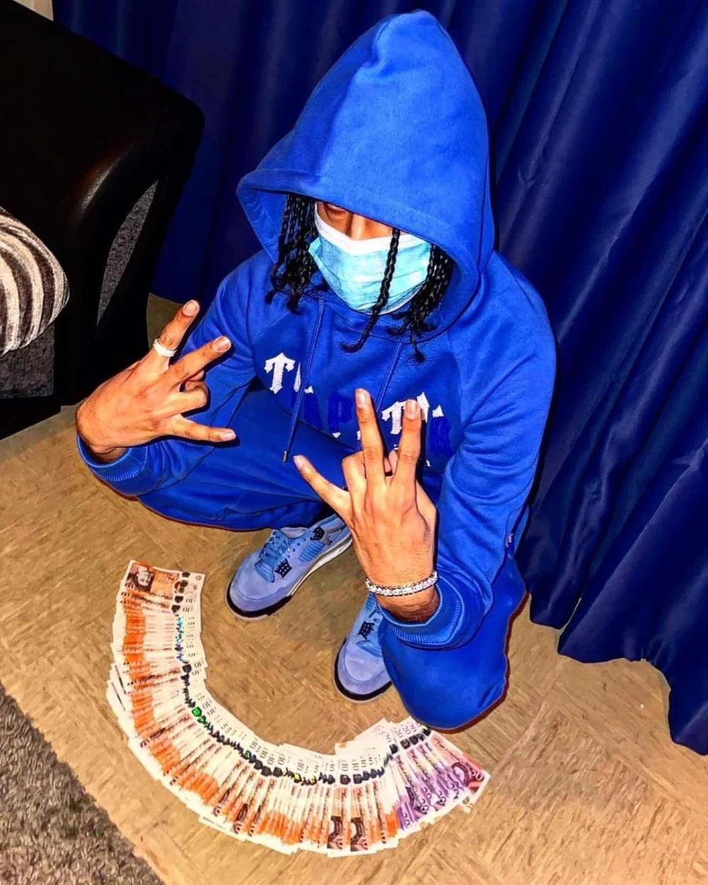 Trapstar Chenille Decoded Tracksuit - Blue