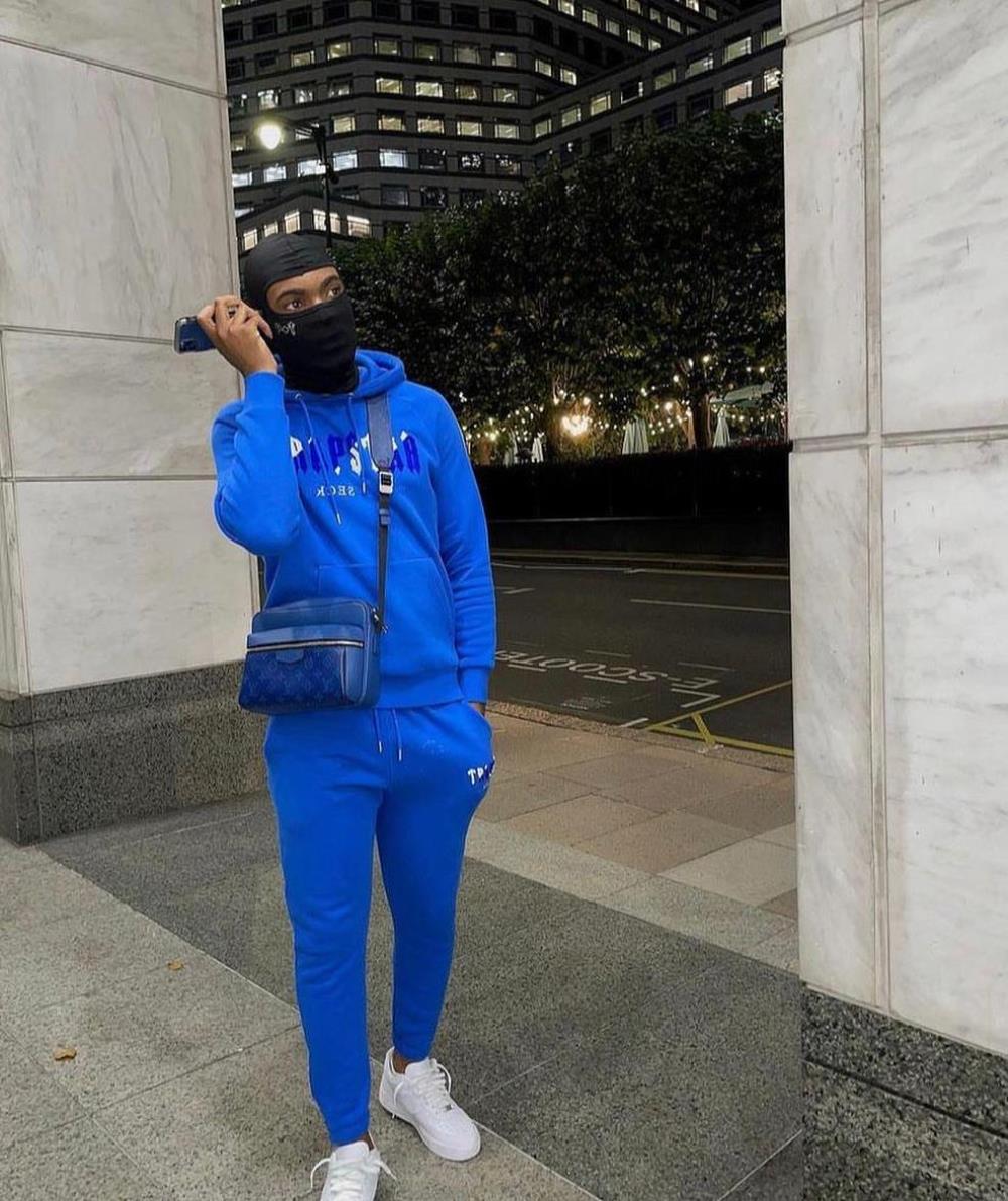 Trapstar Chenille Decoded Tracksuit - Blue