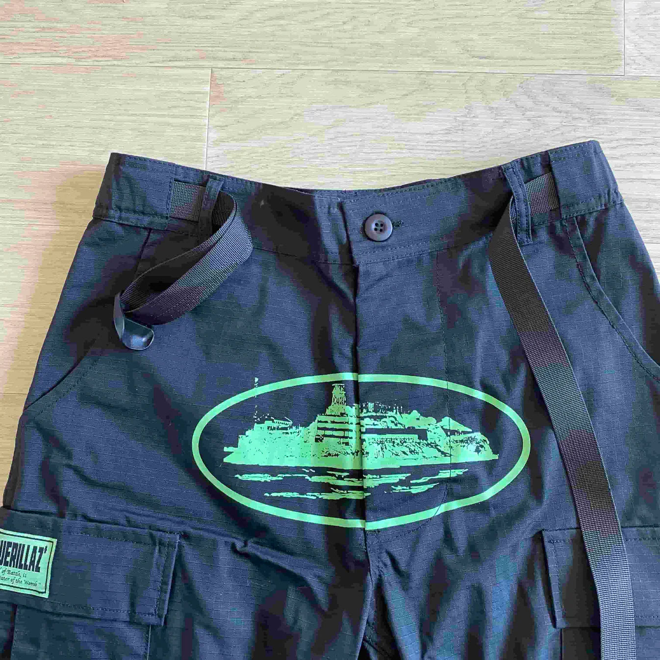CORTEIZ Island Cargo Pants - Black/Green