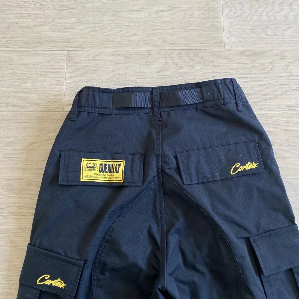CORTEIZ Island Cargo Pants - Black/Yellow