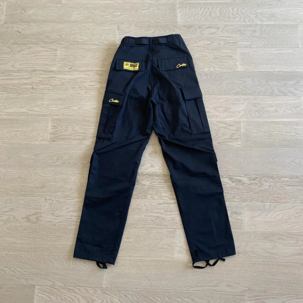 CORTEIZ Island Cargo Pants - Black/Yellow
