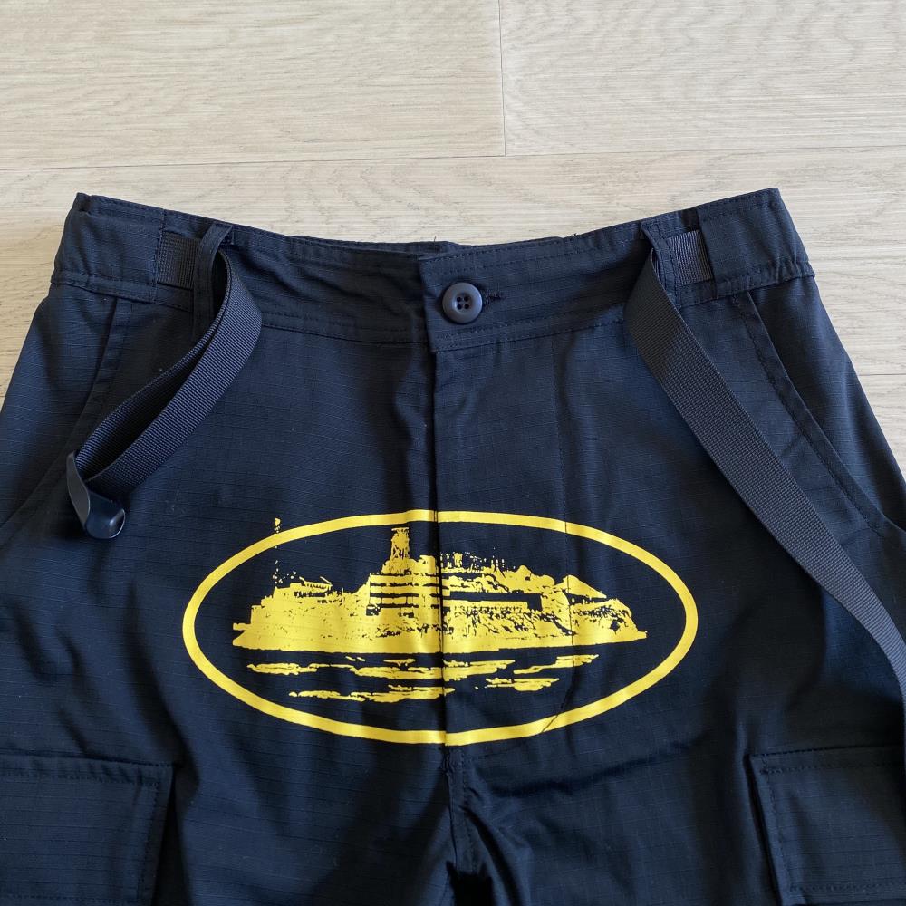 CORTEIZ Island Cargo Pants - Black/Yellow