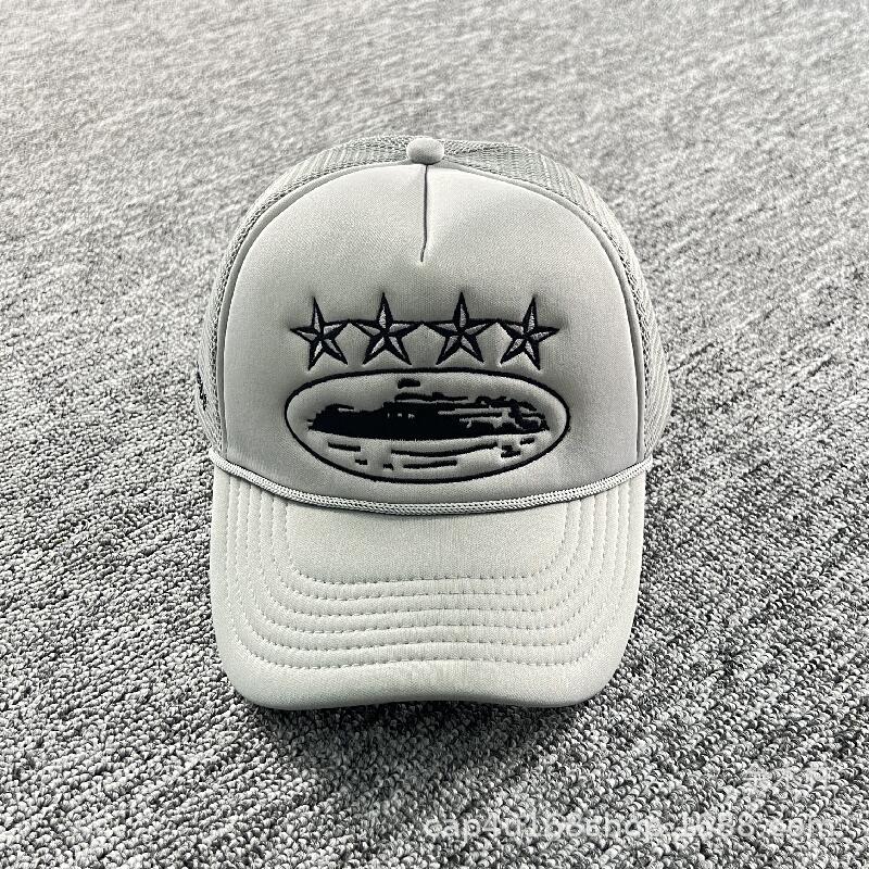 CORTEIZ Embroidery Trucker Cap - Grey