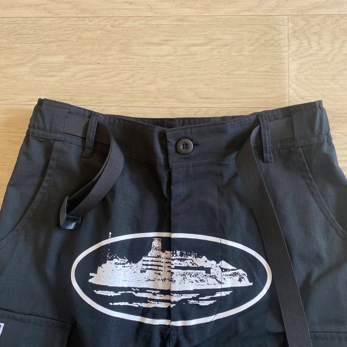 CORTEIZ Island Cargo Pants - Black/White