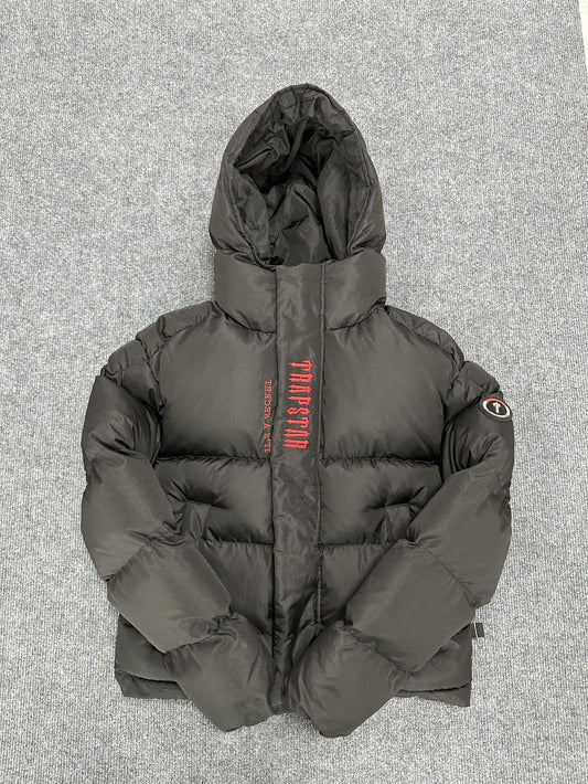 Trapstar Decoded Hooded Puffer 2.0 Jacket - Infrared Edition