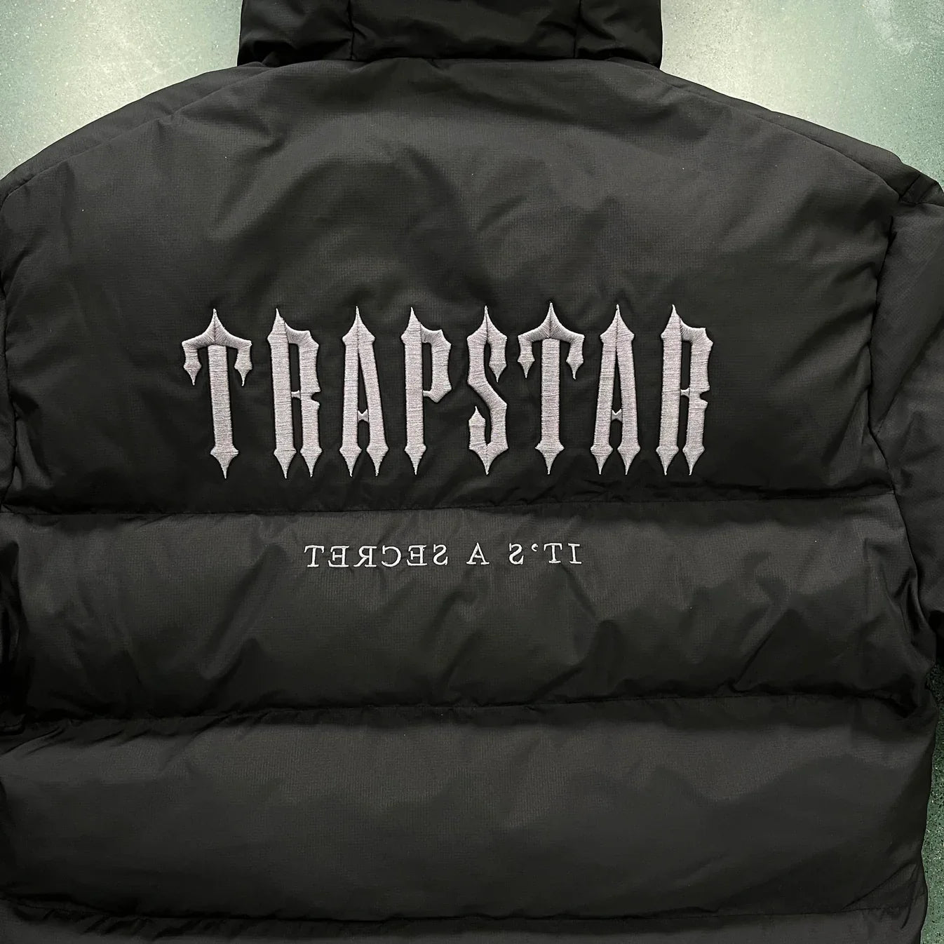 Trapstar Decoded Hooded Puffer 2.0 Jacket - Black