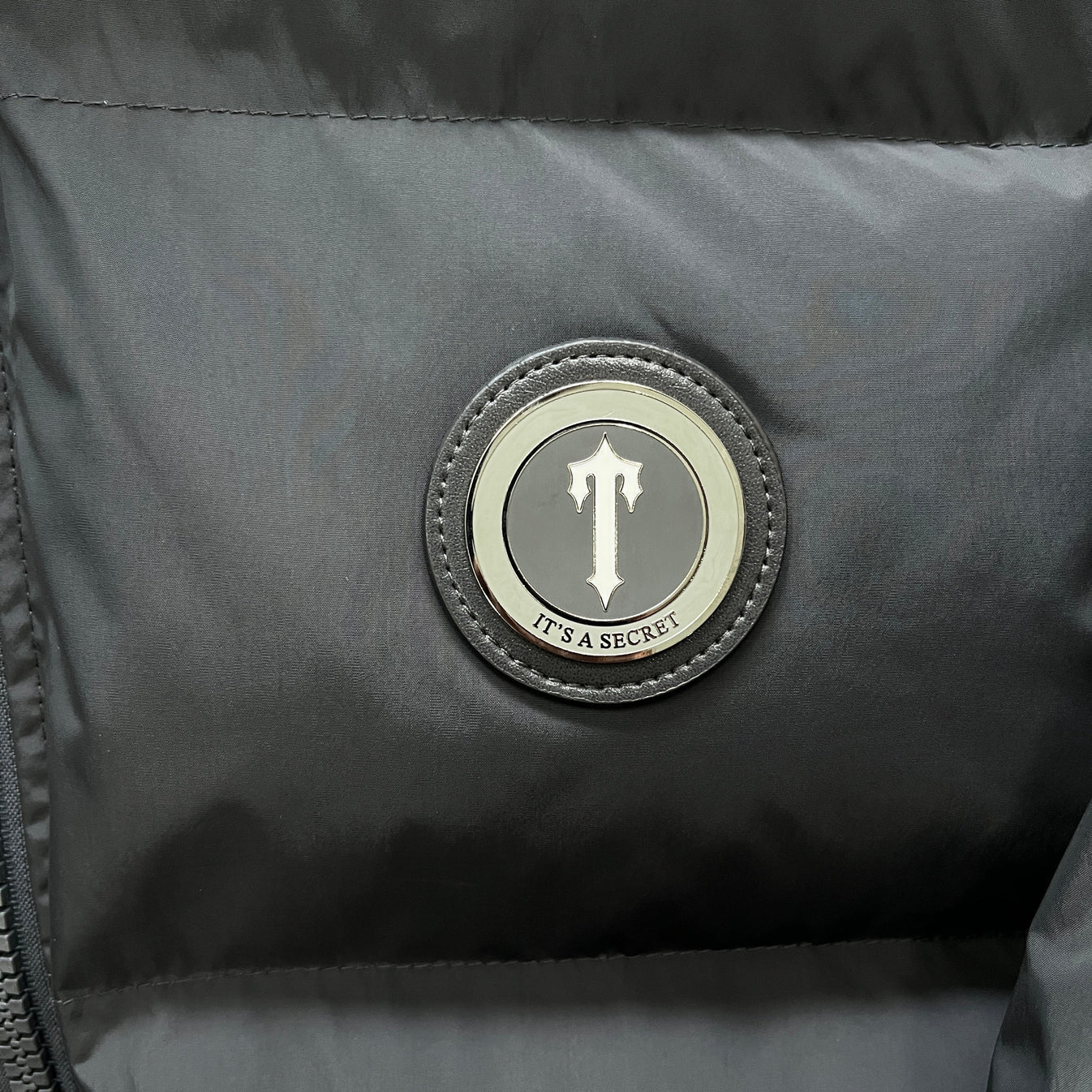 Trapstar Detachable Hooded Puffer Jacket - Stone