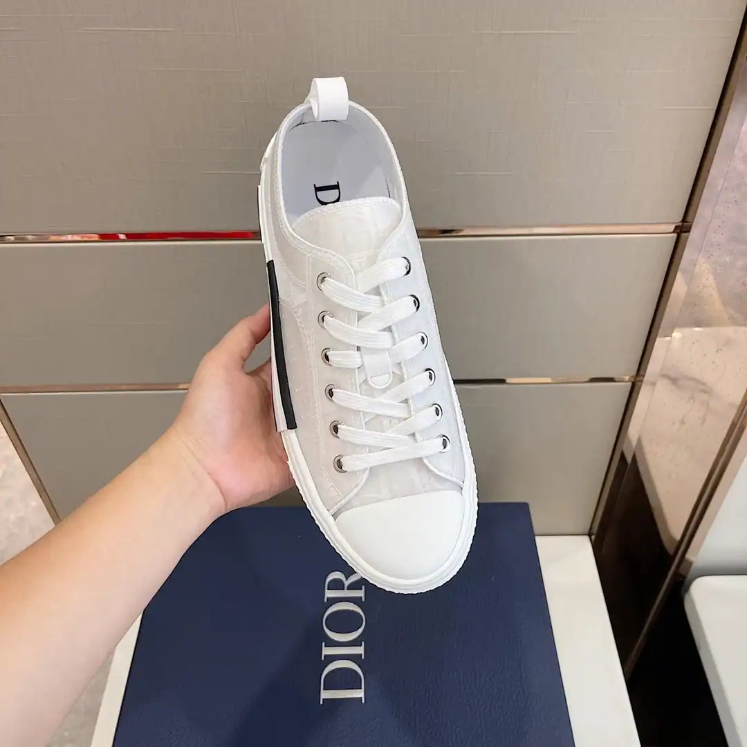 Dior B23 Low-Top Shoes - White