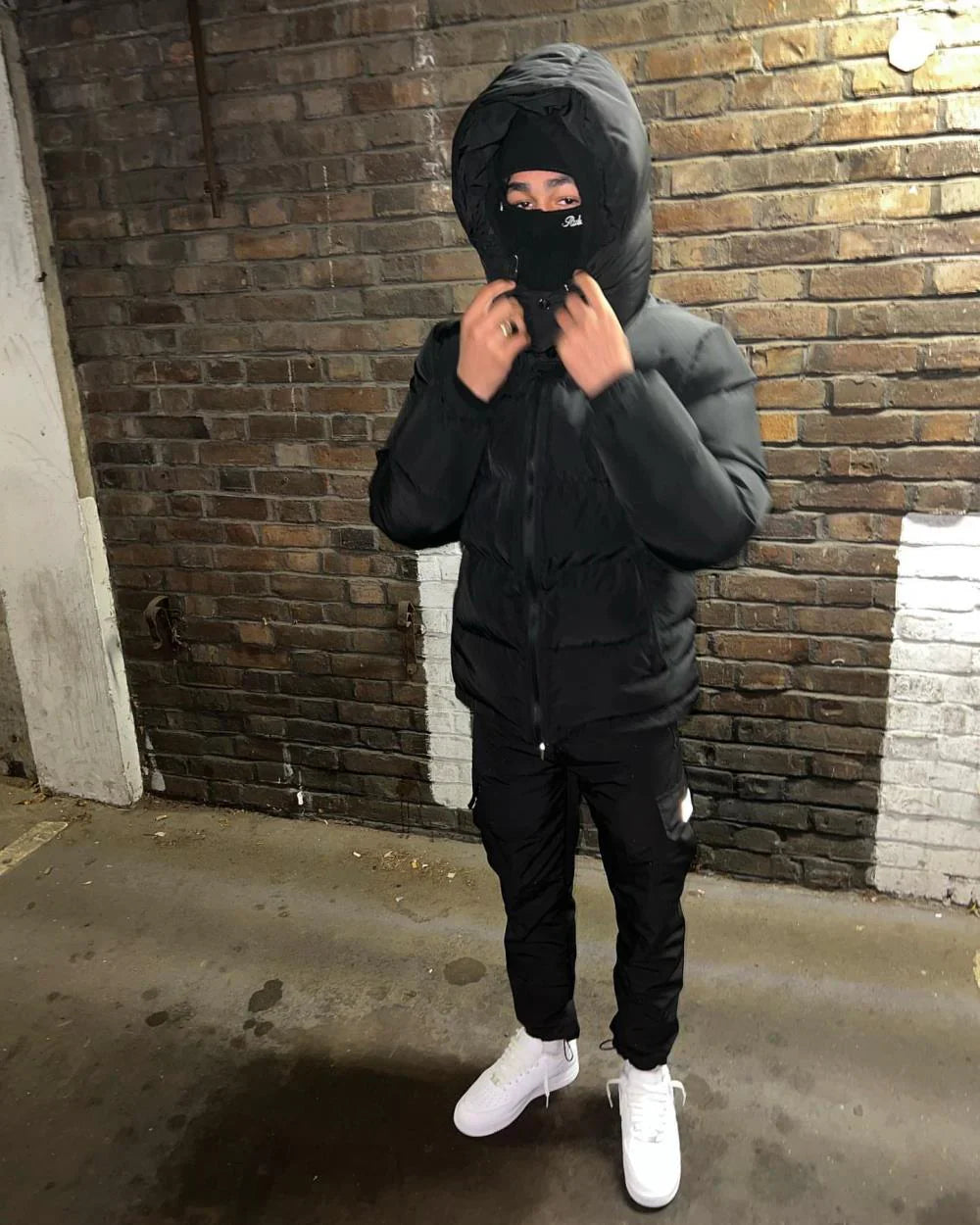 Trapstar Irongate Detachable Hood Jacket - Dark Metal Buckle