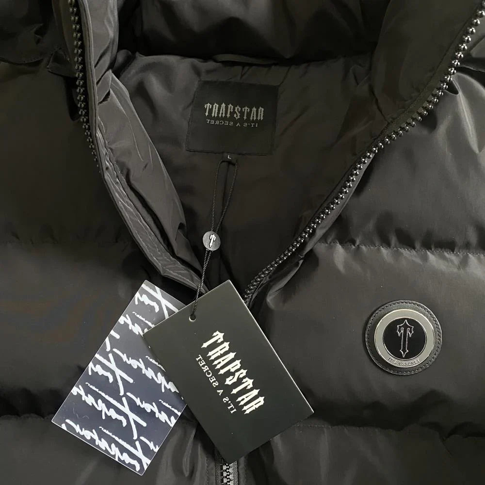 Trapstar Irongate Detachable Hood Jacket - Dark Metal Buckle