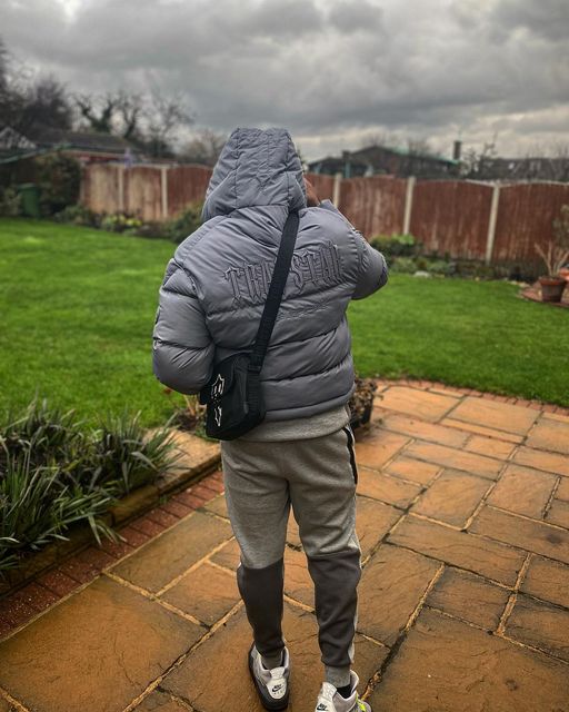 Trapstar Decoded 2.0 Hooded Puffer Jacket - Grey