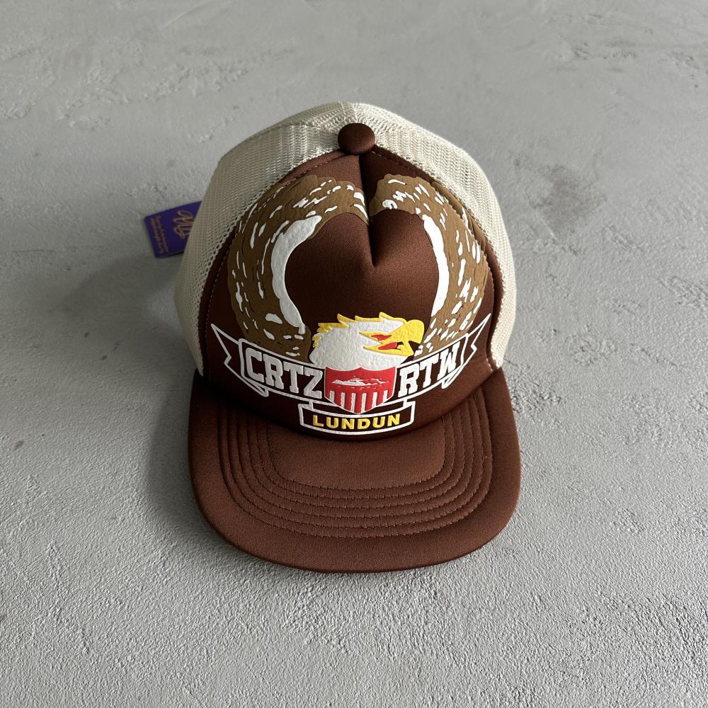 CORTEIZ Eagle Trucker Cap - Brown