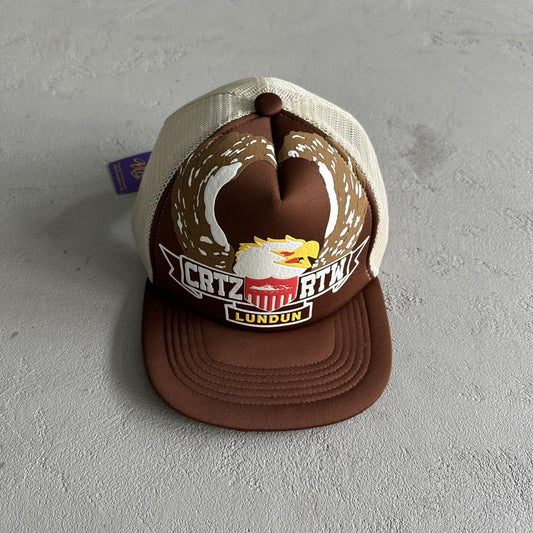 CORTEIZ Eagle Trucker Cap - Brown