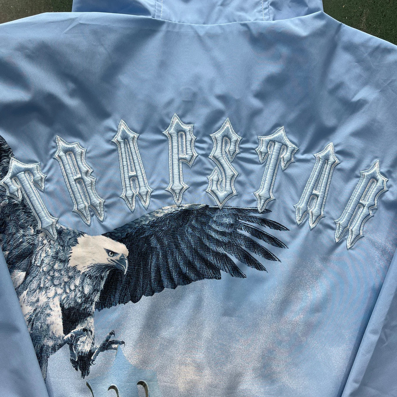 Trapstar Eagle Zip Windbreaker - Sky Blue