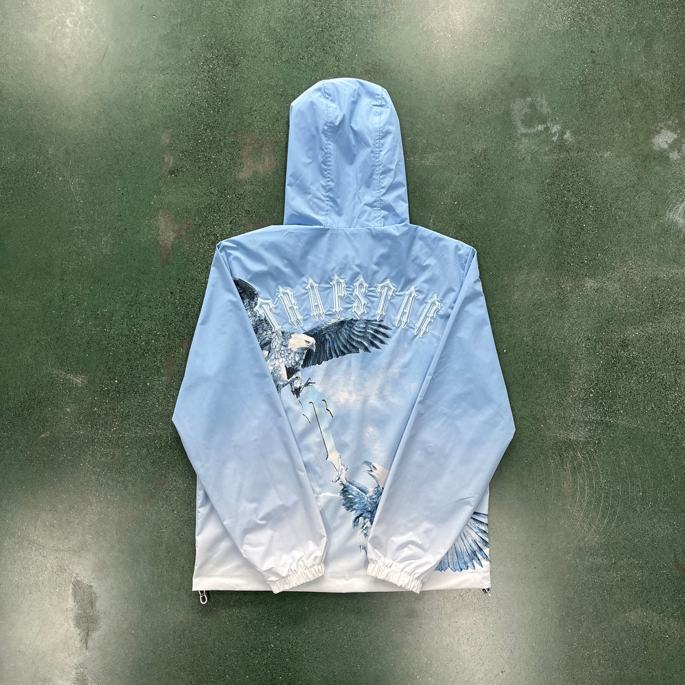 Trapstar Eagle Zip Windbreaker - Sky Blue