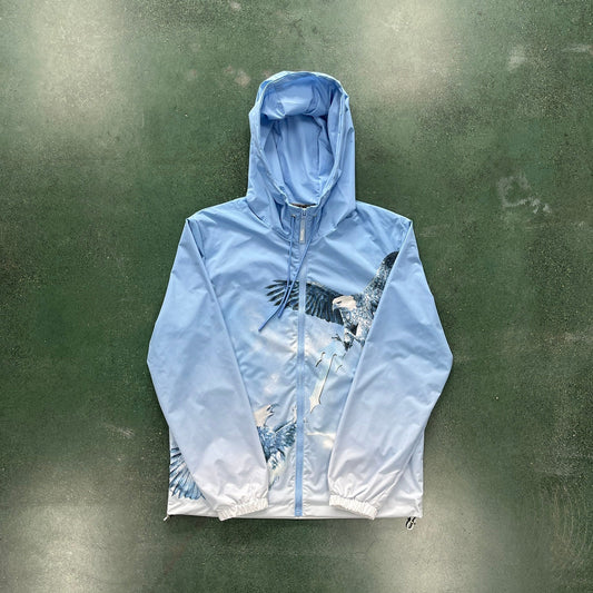Trapstar Eagle Zip Windbreaker - Sky Blue