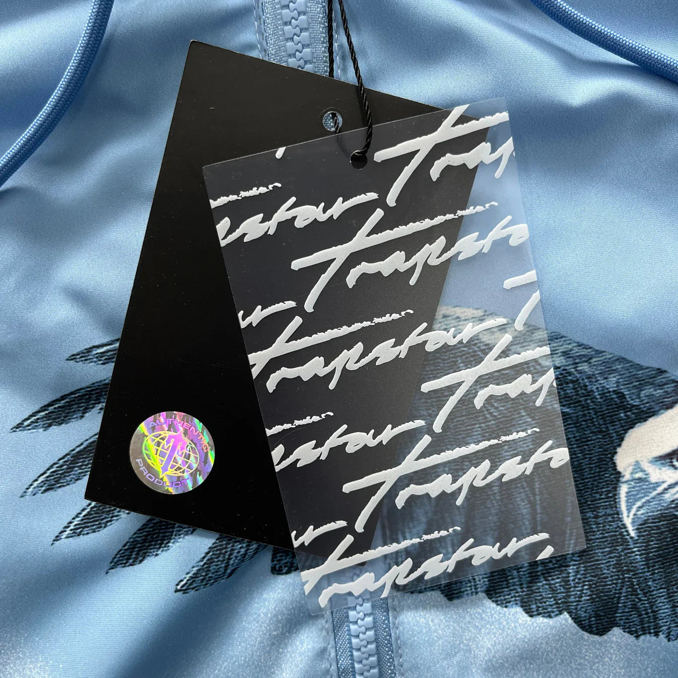Trapstar Eagle Zip Windbreaker - Sky Blue