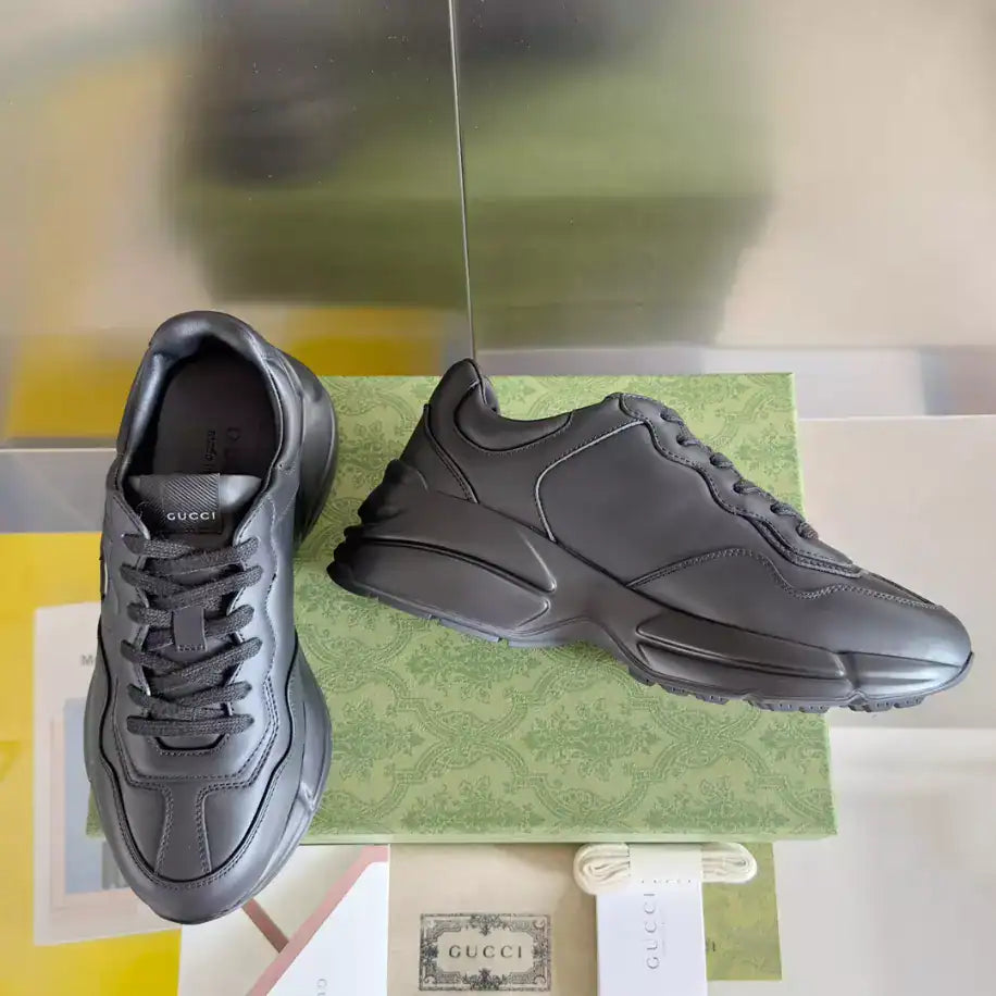 Gucci Rhyton Sneakers - Black