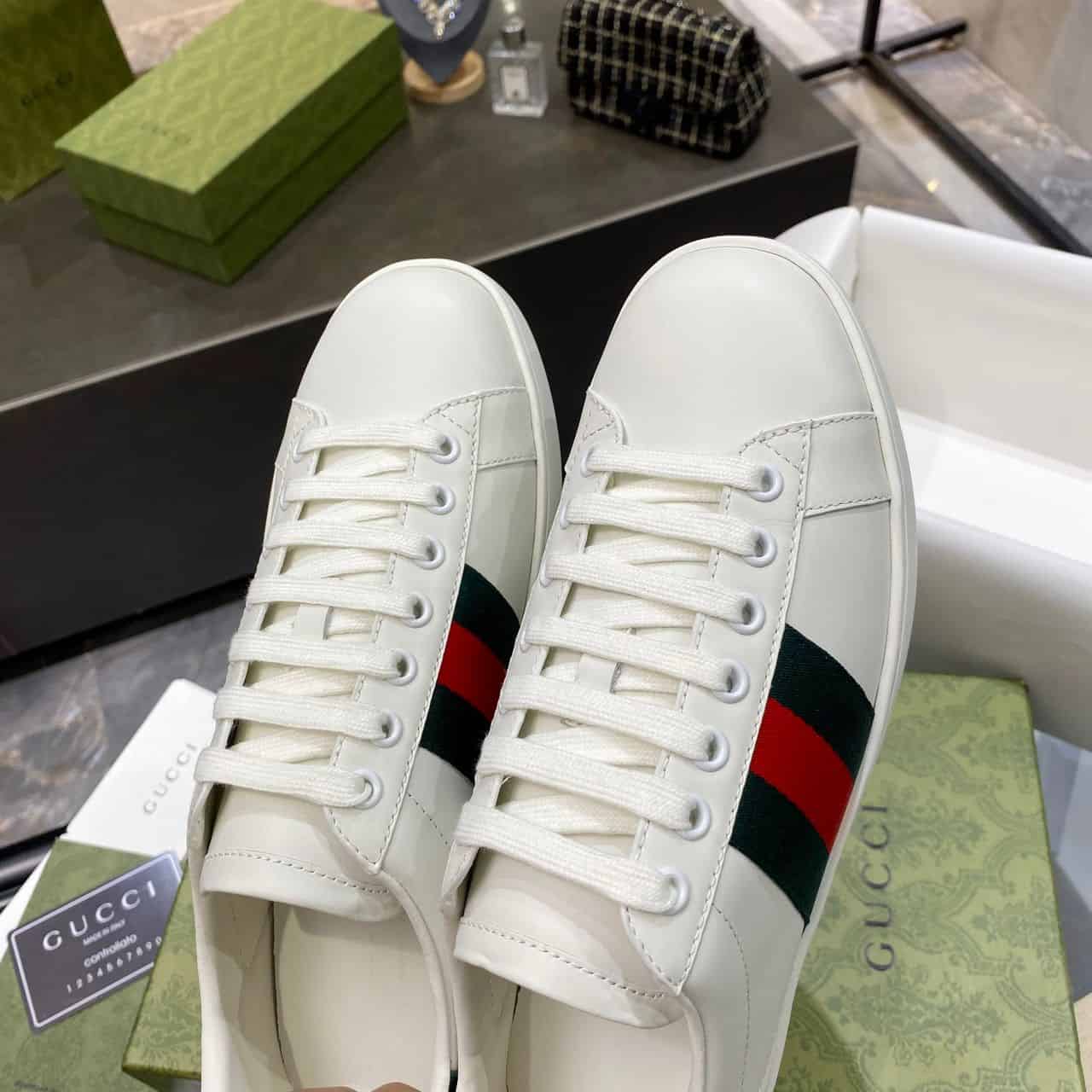 Gucci Ace Sneakers - White
