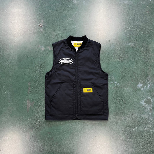 CORTEIZ Guerillaz Quilted Vest - Black