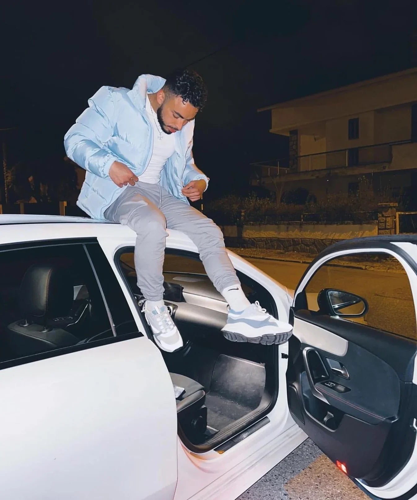 Trapstar Hyperdrive Puffer Jacket - Ice Blue