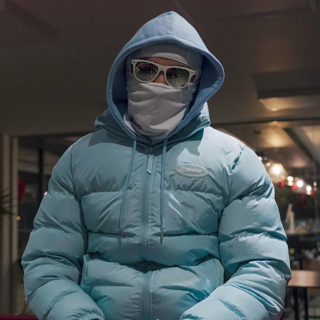 Trapstar Hyperdrive Puffer Jacket - Ice Blue