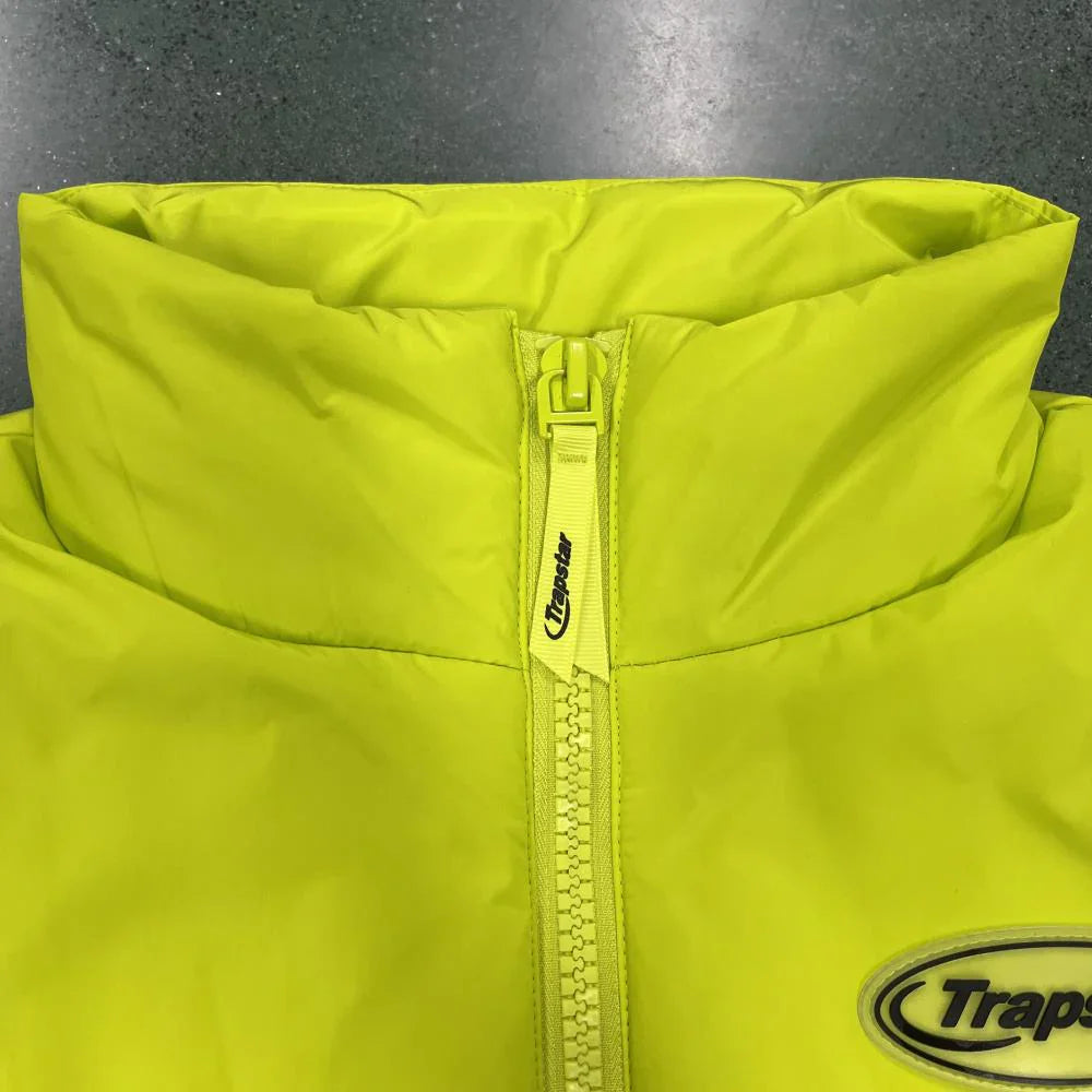 Trapstar Hyperdrive Sleeveless Jacket - Lime Green