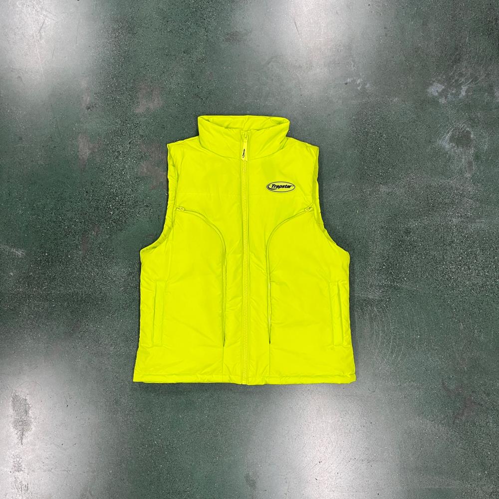 Trapstar Hyperdrive Sleeveless Jacket - Lime Green