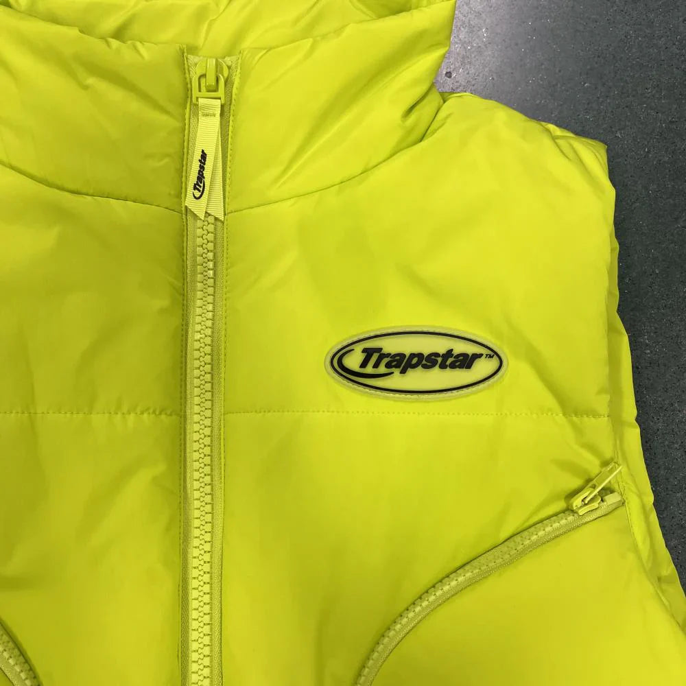 Trapstar Hyperdrive Sleeveless Jacket - Lime Green