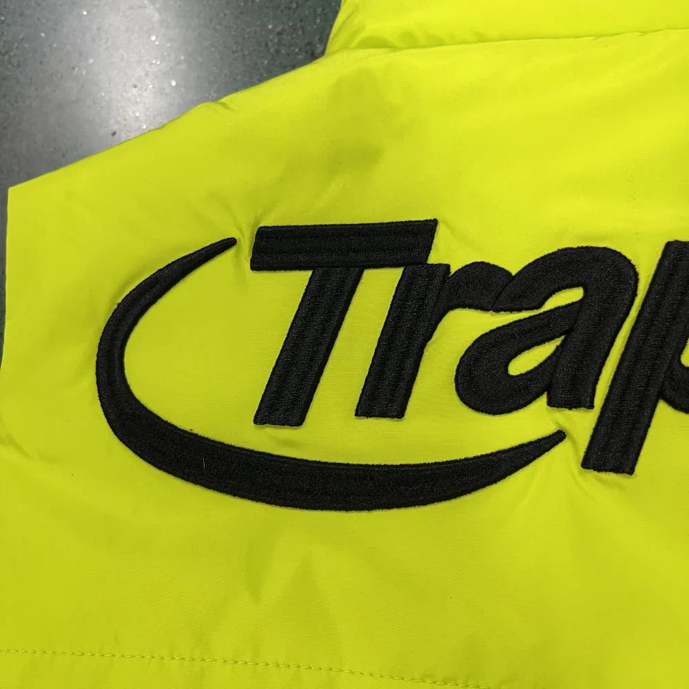 Trapstar Hyperdrive Sleeveless Jacket - Lime Green