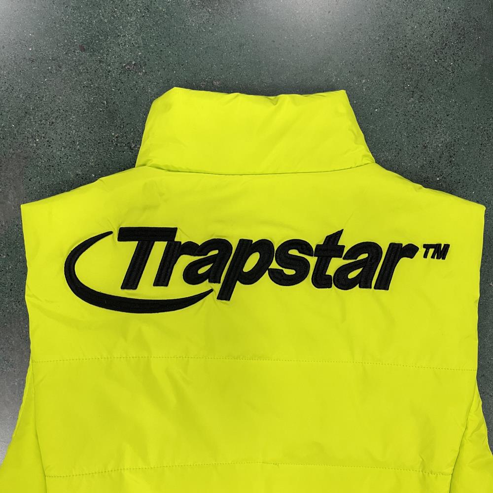 Trapstar Hyperdrive Sleeveless Jacket - Lime Green