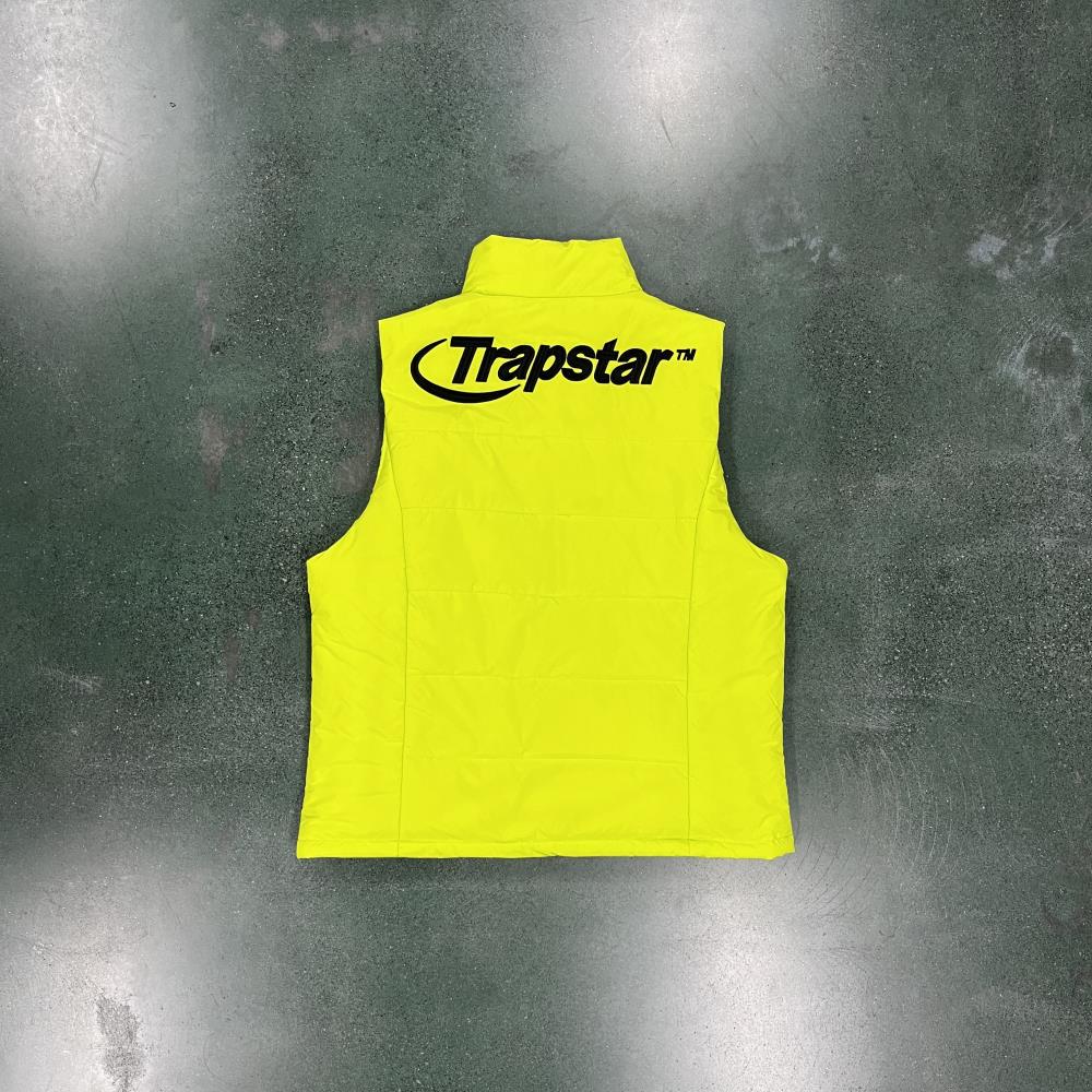 Trapstar Hyperdrive Sleeveless Jacket - Lime Green