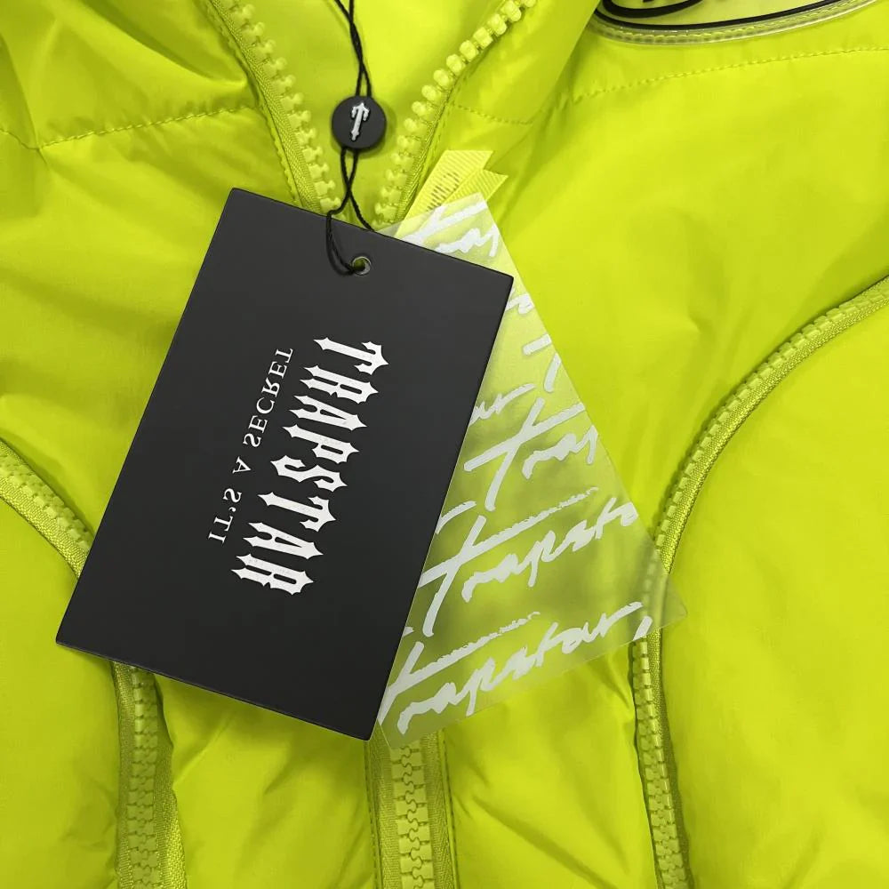 Trapstar Hyperdrive Sleeveless Jacket - Lime Green